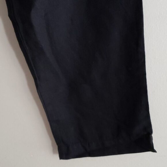 HOT Cotton by Marc Ware Black Linen Pants - Picture 2 of 5